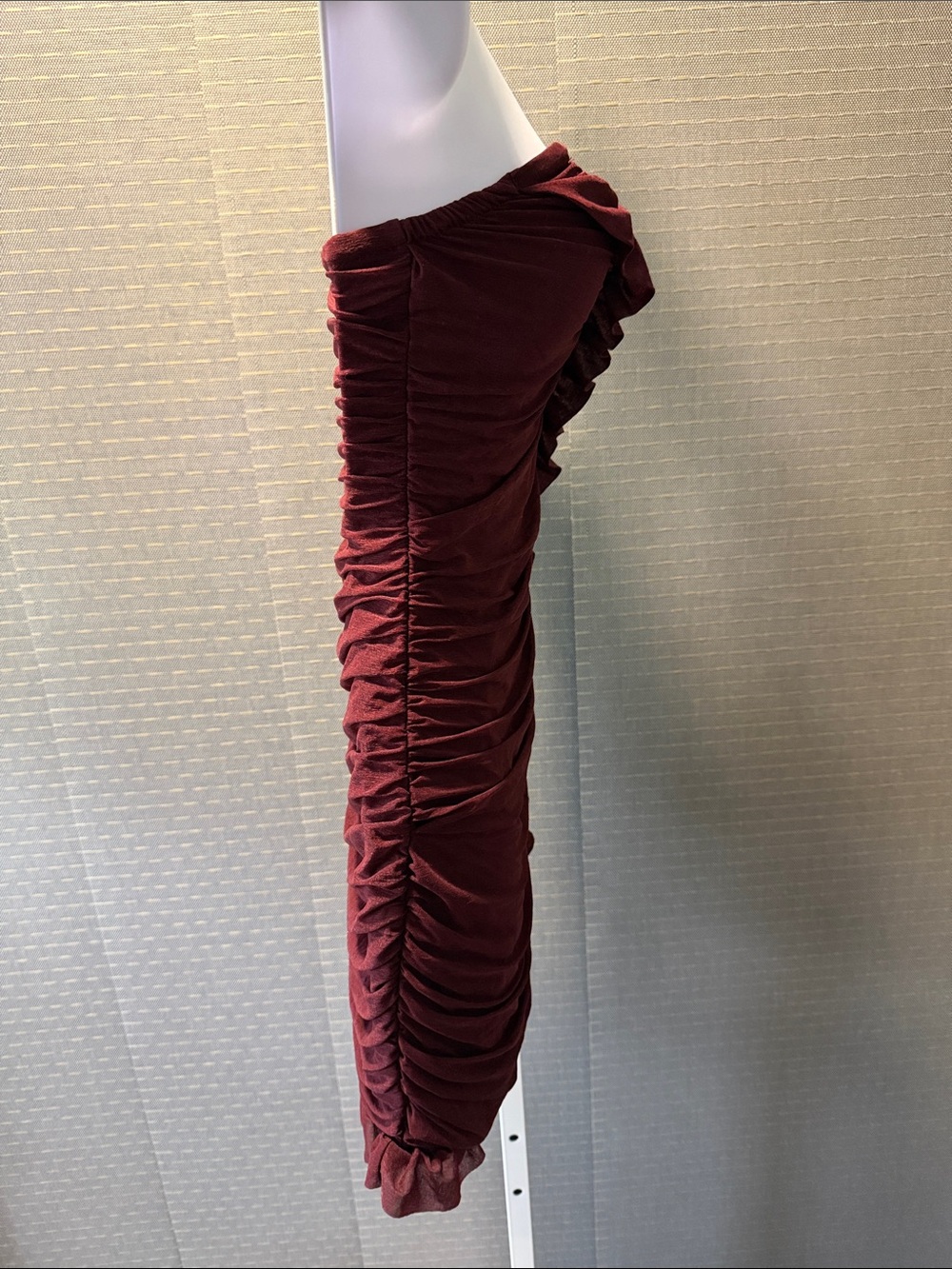 Wild Fable Strapless Ruffled Ruched Mini Dress - Picture 3 of 13